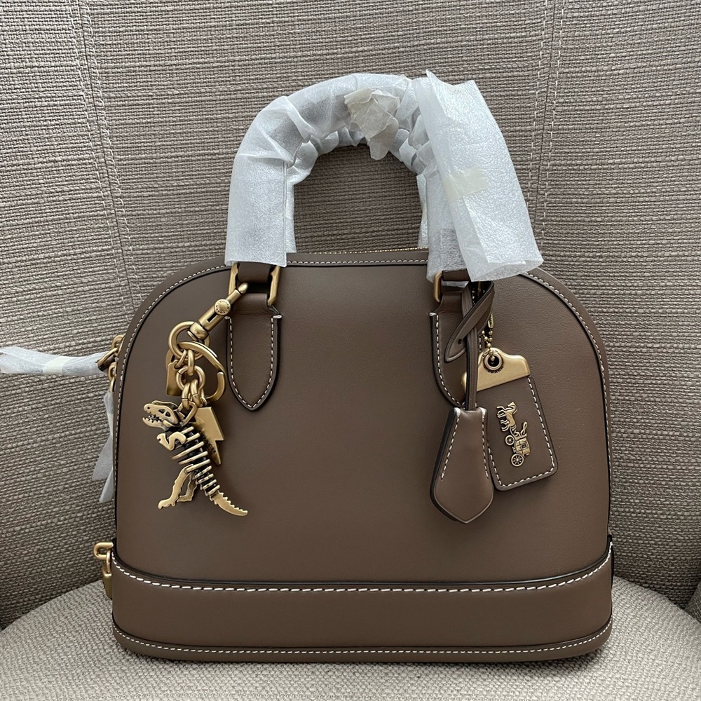 Coach Revel bag in colour dark stone new with tag